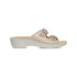 Ciabatte beige in pelle con fibbie regolabili Fly Flot, Mid Season Sale, SKU p412000240, Immagine 0